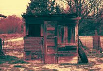 Antique Barn in Infrared by Melanie Mayne