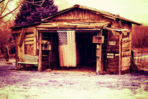 American Barn in Infrared by Melanie Mayne