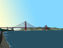 Golden Gate Bridge, San Francisco von Thomas Duane