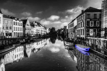 Reflections of Gent with blue by Rob Hawkins