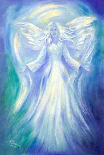 Engel der Liebe - handgemalte Engelkunst von Marita Zacharias