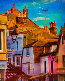 Hastings Old Town "Paintography" von Chris Lord