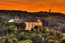 Schloss Blankenburg Harz im Sonnenuntergang von Daniel Kühne