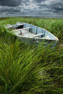 Abandoned Boat in the Grass on Prince Edward Island by Randall Nyhof