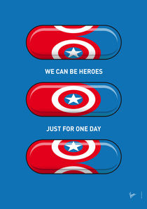 My SUPERHERO PILLS - Captain America by chungkong