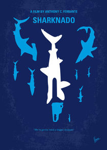 No216 My Sharknado minimal movie poster von chungkong