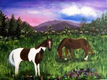 Horses in Pasture von Jamie Frier