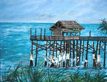 Pier Painting by Derek McCrea