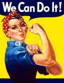 Rosie The Riveter We Can Do It von warishellstore