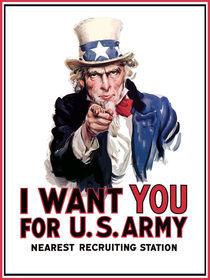 Uncle Sam "I Want You" von warishellstore