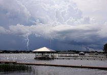 Storm over Clay Lake by Rosalie Scanlon