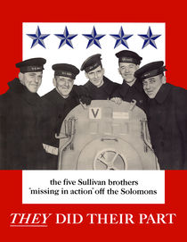 The Sullivan Brothers -- They Did Their Part by warishellstore