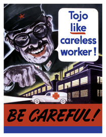 Tojo Like Careless Worker -- Be Careful by warishellstore