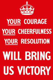 Your Courage Will Bring Us Victory von warishellstore