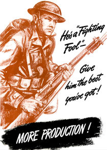 He's A Fighting Fool -- World War 2 by warishellstore