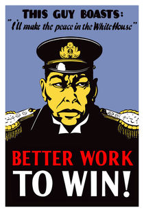 Better Work To Win -- World War II von warishellstore