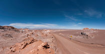 Street into the Atacama Desert von Steffen Klemz
