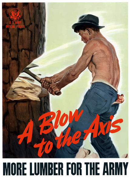 208-106-ww2-blow-to-the-axis-lumber-poster