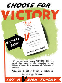 Try A V-Dish To-Day -- World War II von warishellstore
