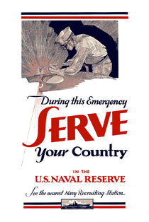 Serve Your Country In The Naval Reserve von warishellstore