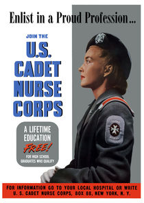 Enlist In A Proud Profession Join The U.S. Cadet Nurse Corps by warishellstore