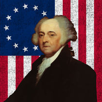John Adams and The American Flag by warishellstore