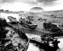 Iwo Jima Beach by warishellstore