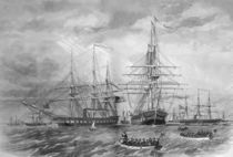 U.S. Naval Fleet During The Civil War by warishellstore