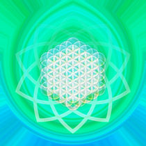 Blume des Lebens - Metatron's Cube - Smaragdtafel  von Chuya Shi