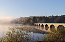 Die Brücke im Herbst von Bernhard Kaiser