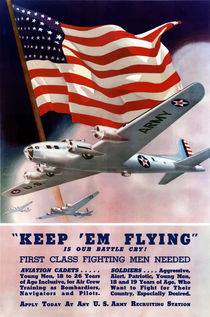 Keep 'Em Flying -- Army Air Corps Recruiting by warishellstore
