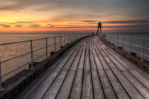 Whitby West Pier by Martin Williams