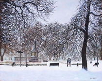 Southampton Watts Park in the Snow by Martin  Davey
