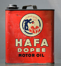 Vintage French Oil Can Hafa Dopee by aengus
