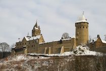 Die Burg im Schnee by Bernhard Kaiser