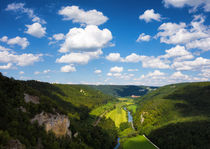 Blick ins Donautal Naturpark Obere Donau von Matthias Hauser