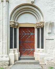 Tür zu Matthias-Kapelle Kobern-Gondorf von Erhard Hess
