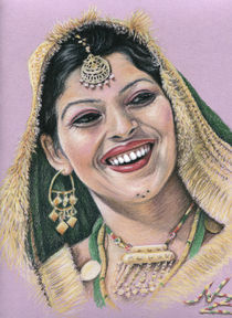 Indische Braut - Indian Bride von Nicole Zeug