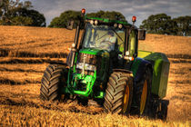Tractor and Baler by Rob Hawkins