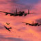 Bomber-and-escort-dawn-raid