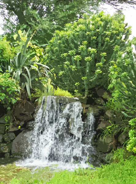 Mini-waterfall