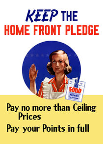 Keep The Home Front Pledge -- WW2 by warishellstore