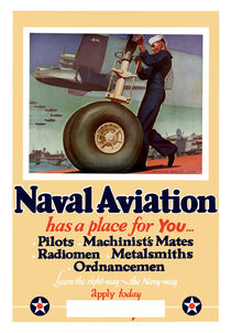 Naval Aviation Has A Place For You -- WW2 by warishellstore