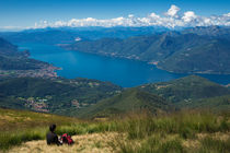 Blick auf den Lago Maggiore Schweiz Italien by Matthias Hauser