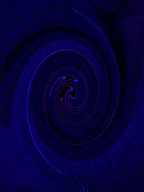 Vortex In Blue by David Pyatt