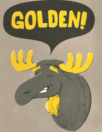 Golden Moose by Mikael Biström