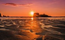 Perranporth Sunset by Jeremy Sage