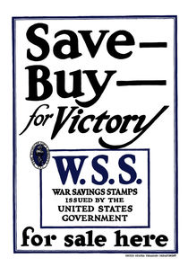 Save, Buy, for Victory by warishellstore