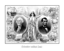 Presidents Washington and Lincoln by warishellstore