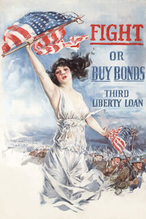 Fight or Buy Bonds -- WWI by warishellstore
